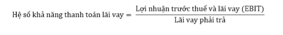 Hệ số khả năng thanh toán lãi vay
