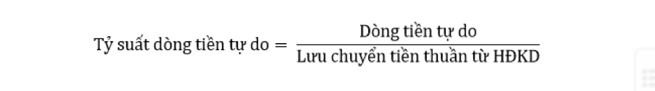 Tỷ suất dòng tiền tự do