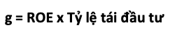 công thức tính tốc độ tăng trưởng của doanh nghiệp 