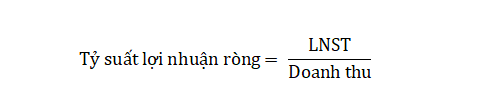 Cách tính tỷ suất lợi nhuận ròng 